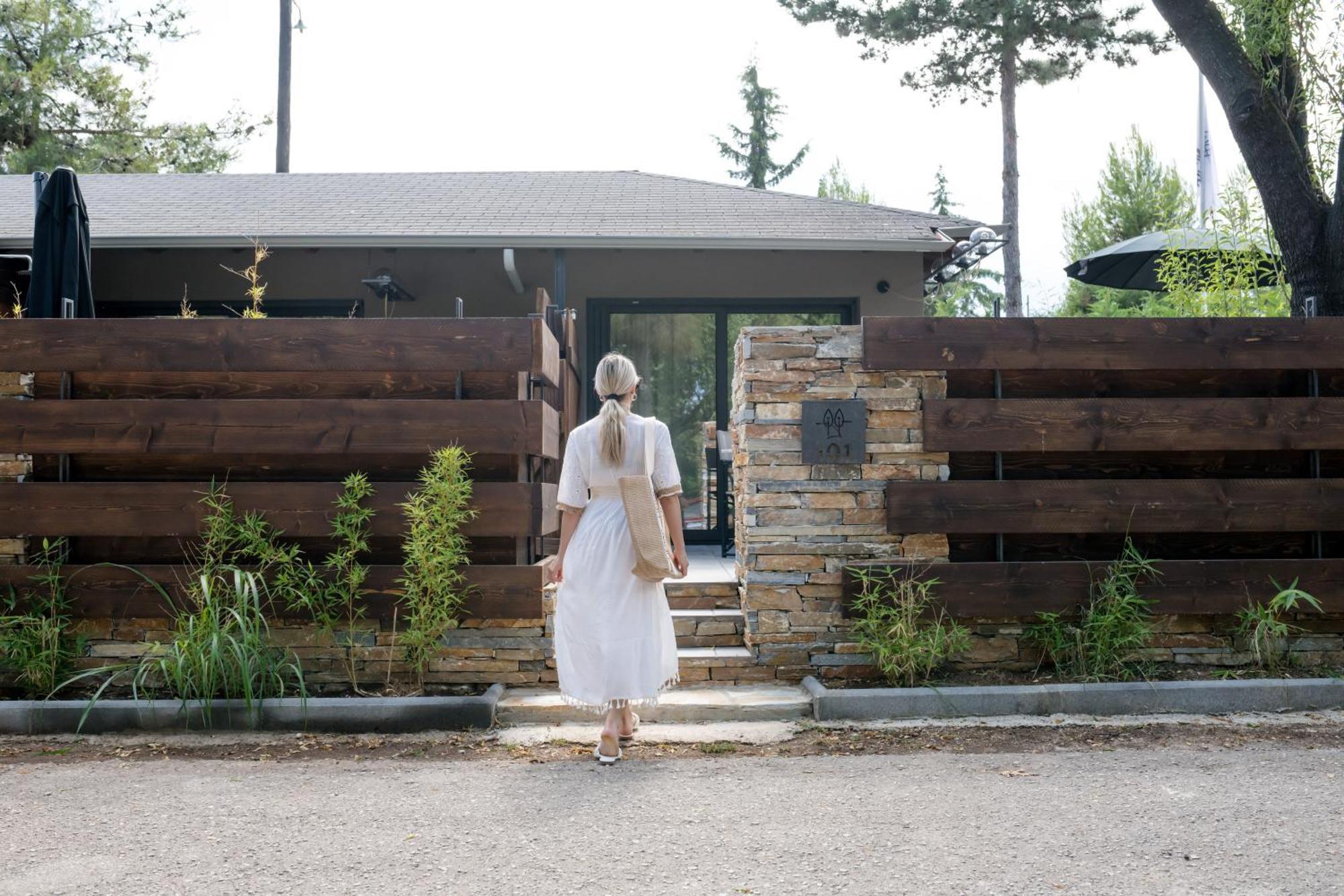 Sylvia Camping & Luxury Suites, Panel Hospitality Homes & Villas ลิโตโครอน ภายนอก รูปภาพ