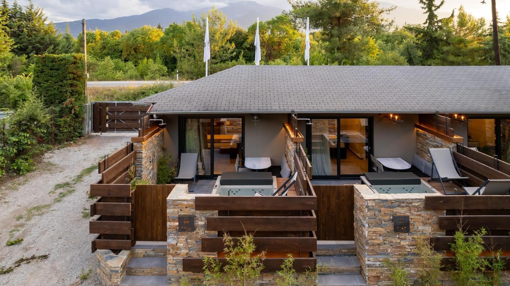 Sylvia Camping & Luxury Suites, Panel Hospitality Homes & Villas ลิโตโครอน ภายนอก รูปภาพ